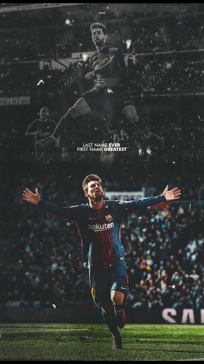 Derkönig Des Fußballs, Lionel Messi. Wallpaper