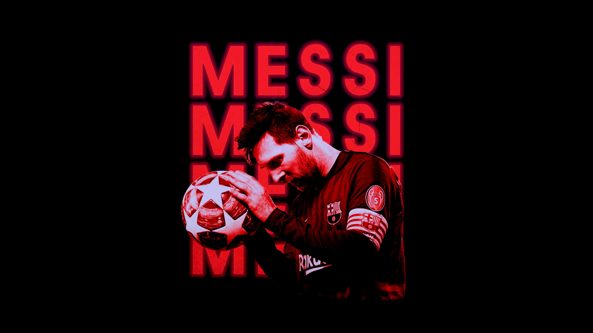 Lionel Messi viser sine imponerende evner Wallpaper