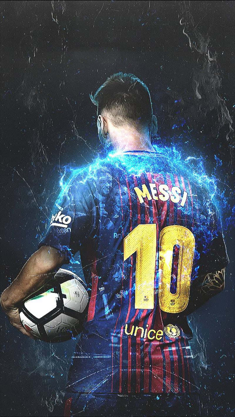 Dencoolaste Fotbollsspelaren I Världen - Lionel Messi. Wallpaper