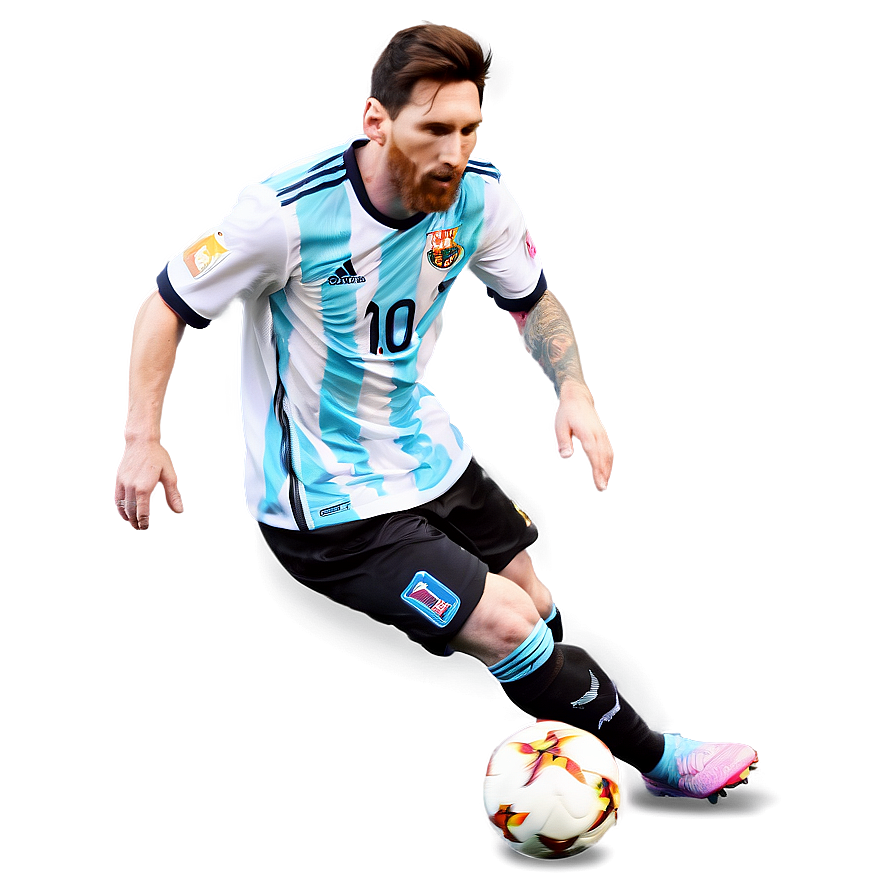 Messi Dribbling Skills Png 9 PNG