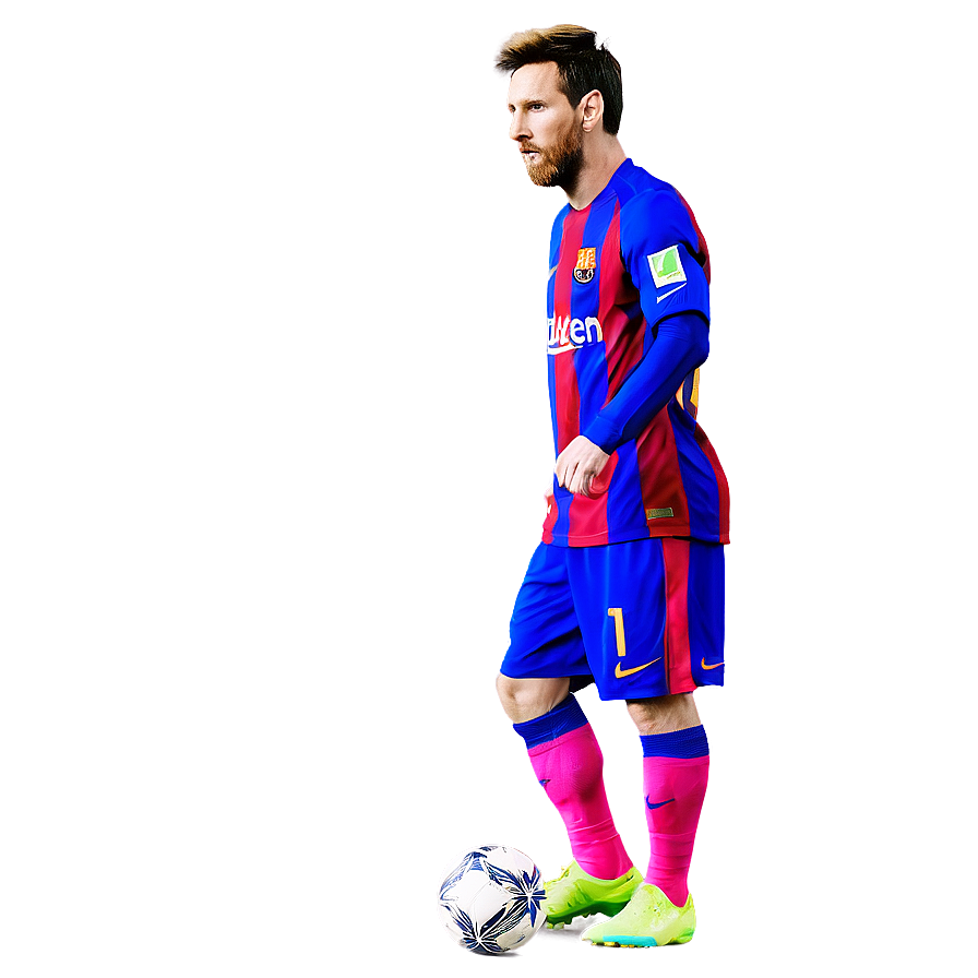 Messi Free Kick Pose Png 50 PNG