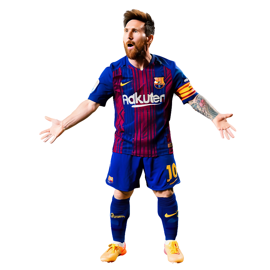 Download Messi Free Kick Pose Png 91 | Wallpapers.com