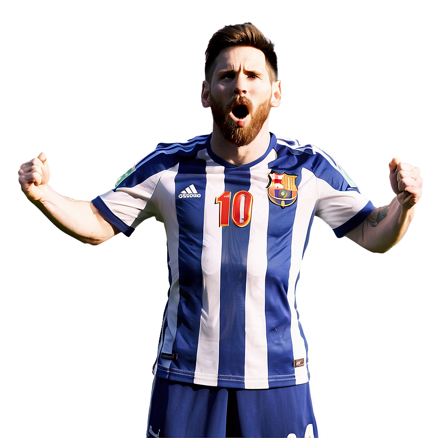 Messi Goal Celebration Png Nye PNG