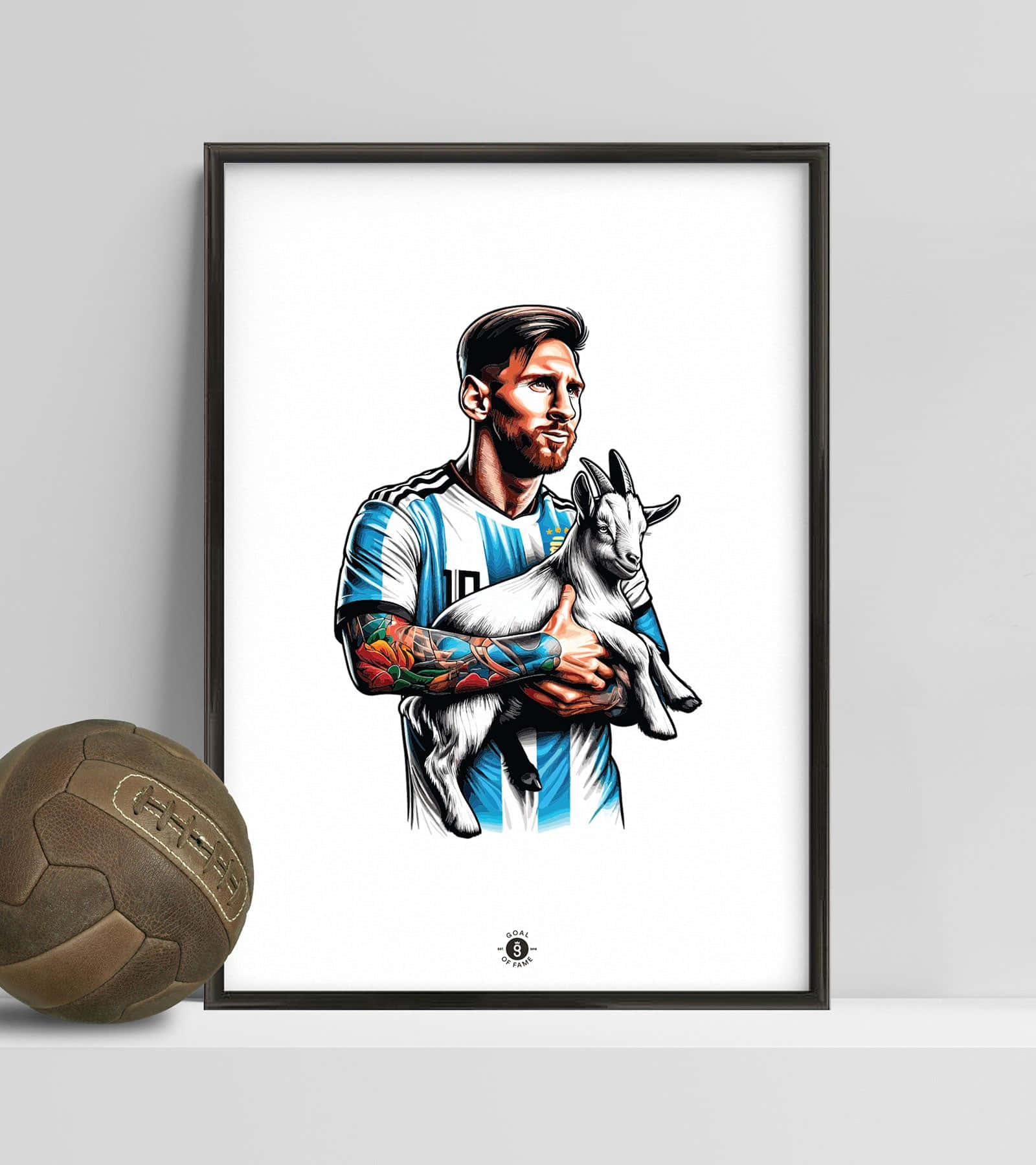 Messi Goat Artwork Wallpaper