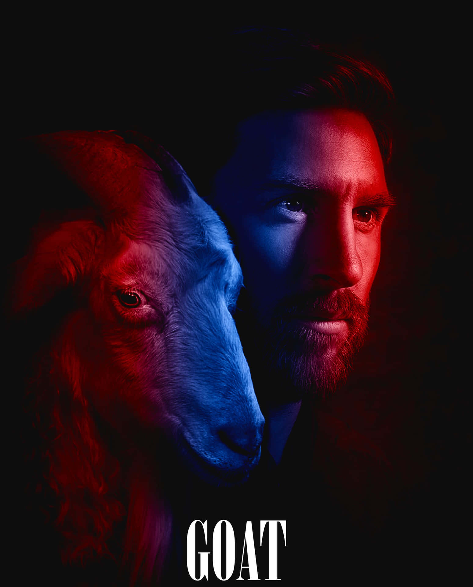 Messi Goat Concept Art Wallpaper