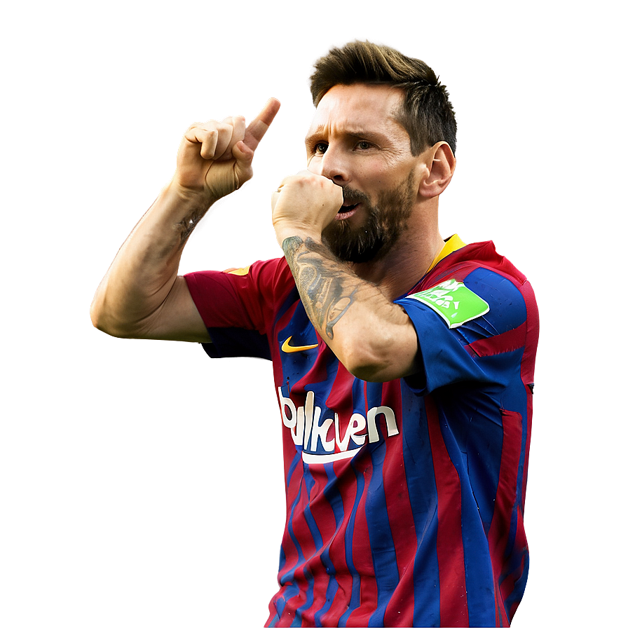 Messi Home Celebration Png 06242024 PNG