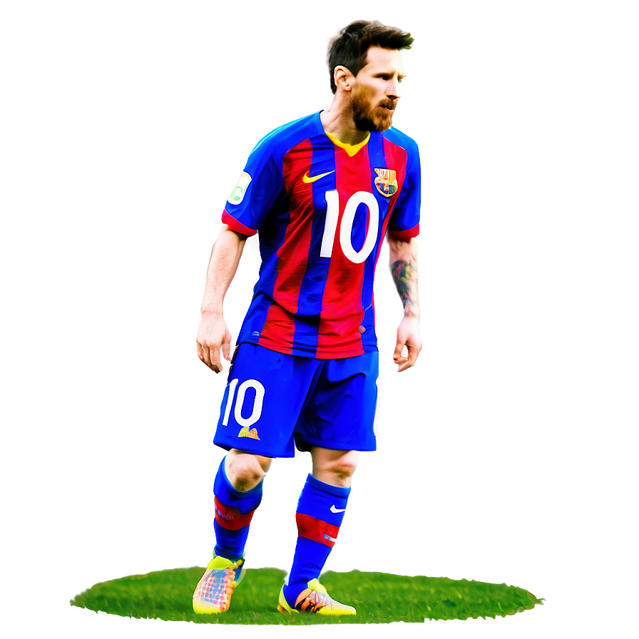 Messi Iconic Number 10 Png Mtm66 PNG