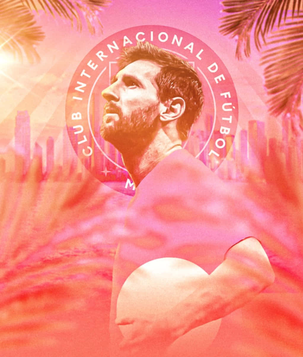 Messi Inter Miami Dream Transfer Illustration Wallpaper