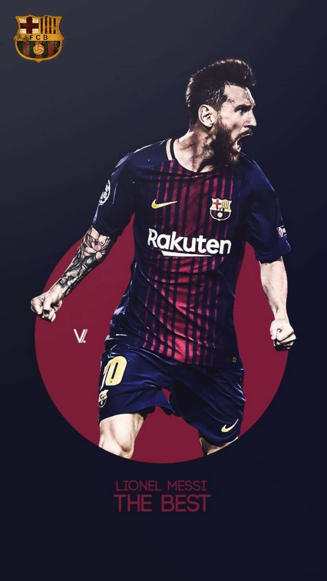 Fcbarcelona Messi Iphone Genial Fondo de pantalla