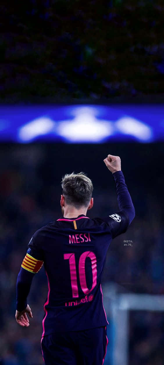 “Lionel Messi - GOAT på iPhone” Wallpaper