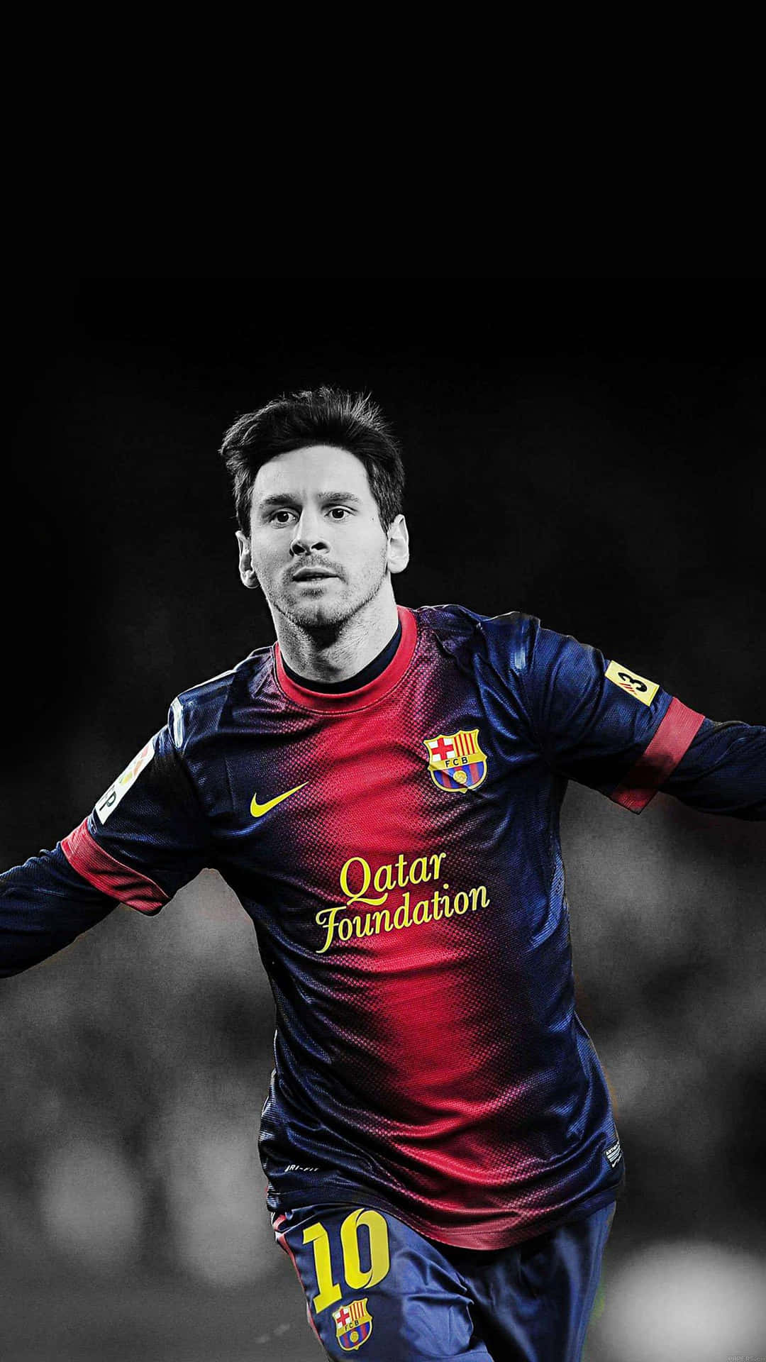 Black And White Messi Iphone Wallpaper