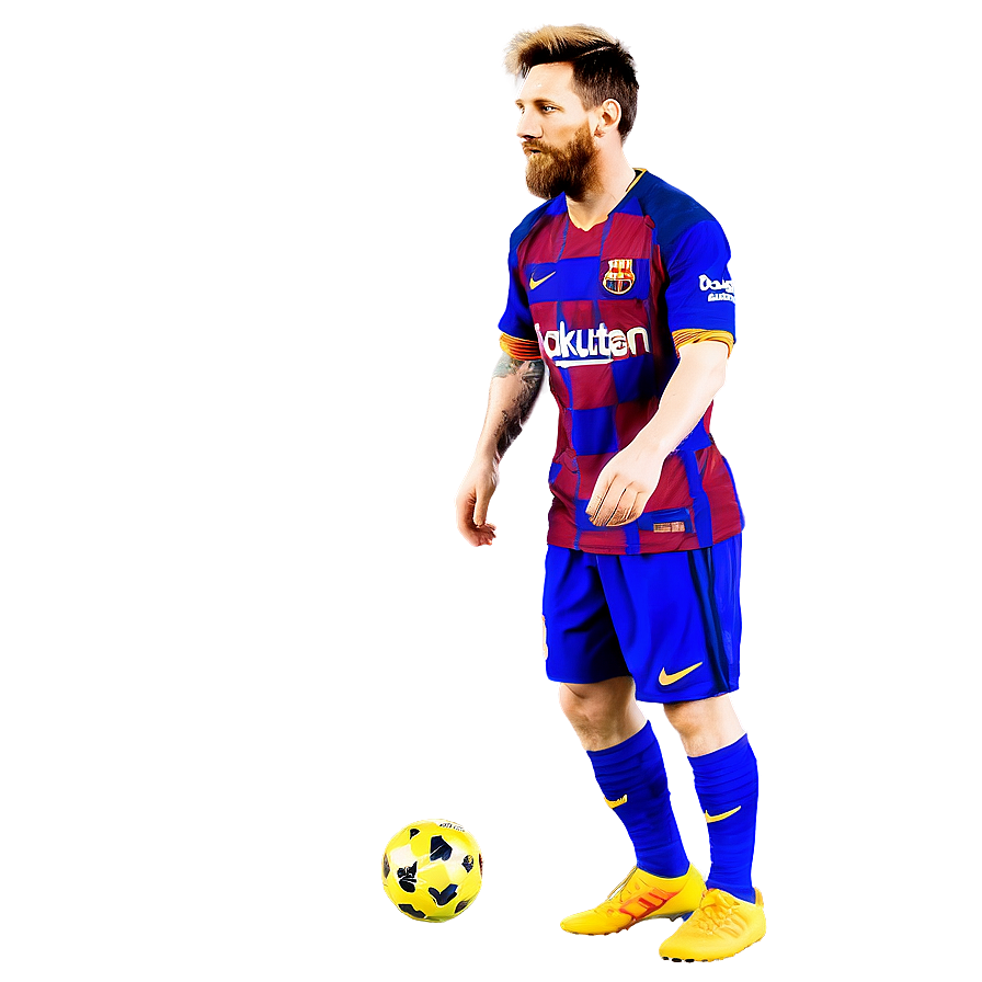 Messi Legendary Pose Png Xrs40 PNG