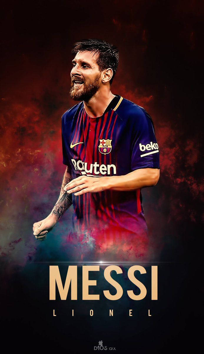 Messi Lionel Red Art