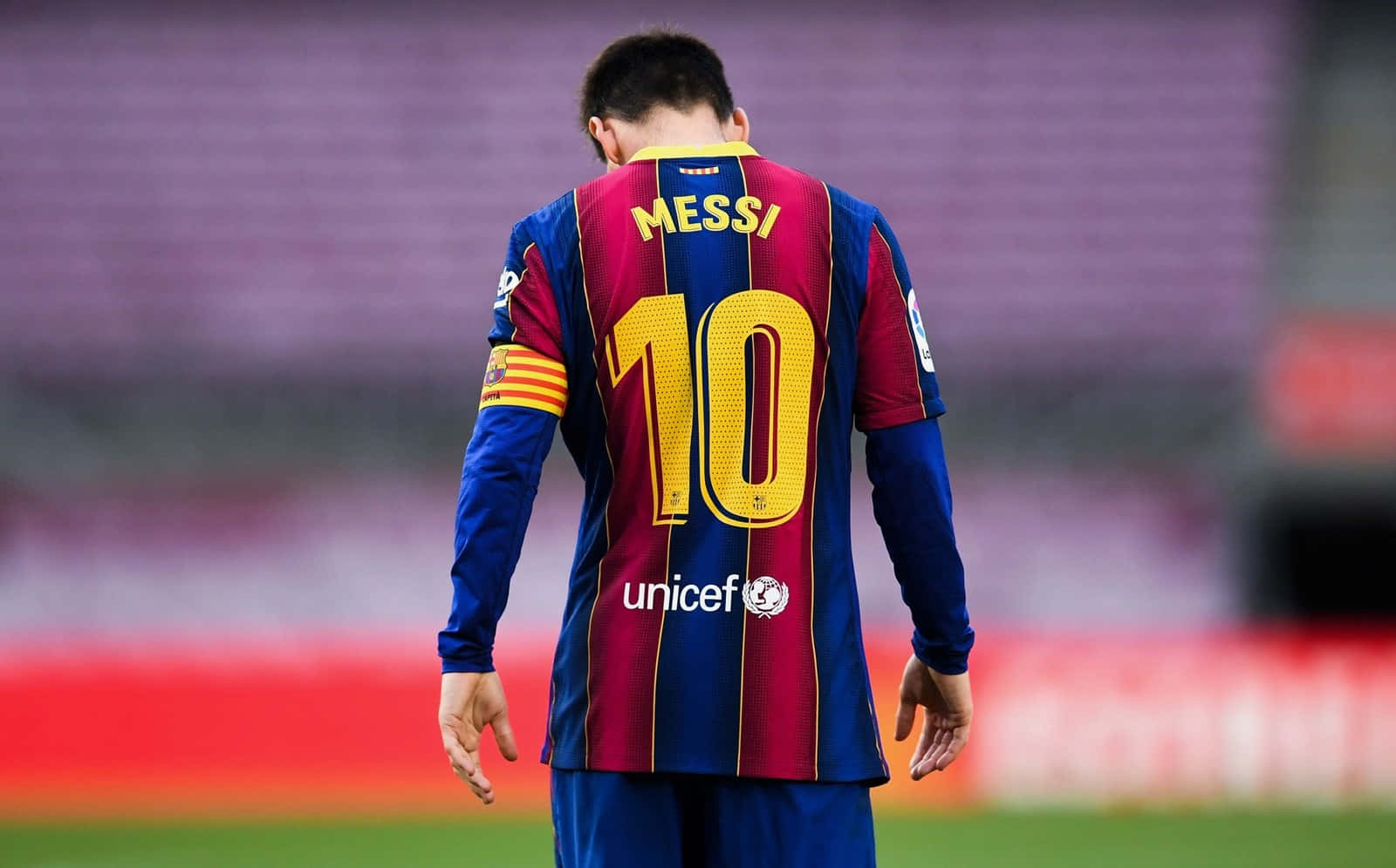Messi Number10 Barcelona Jersey Wallpaper