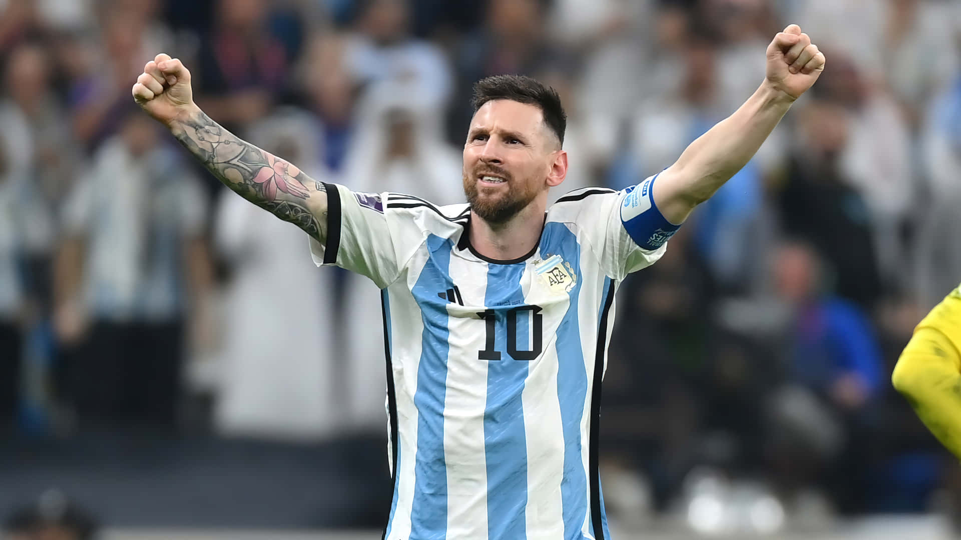 Fodboldstjernelionel Messi I Aktion.
