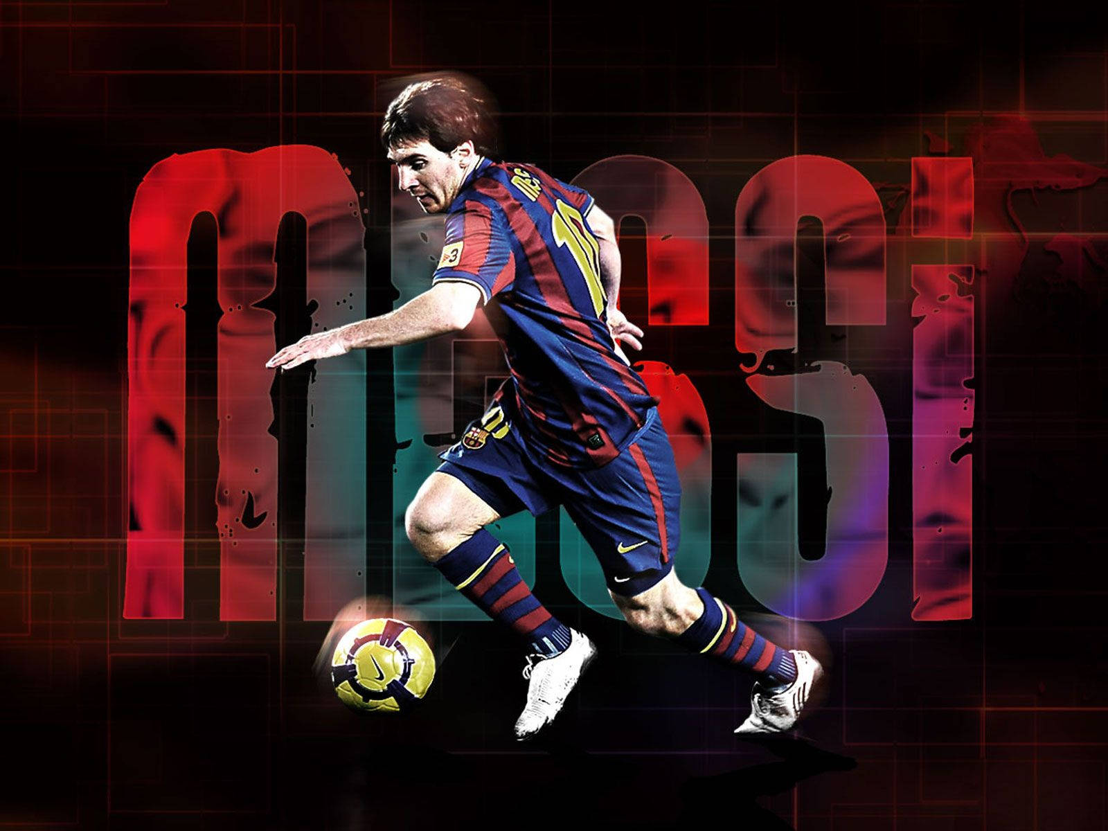 Messi Psg Digital Edit Wallpaper