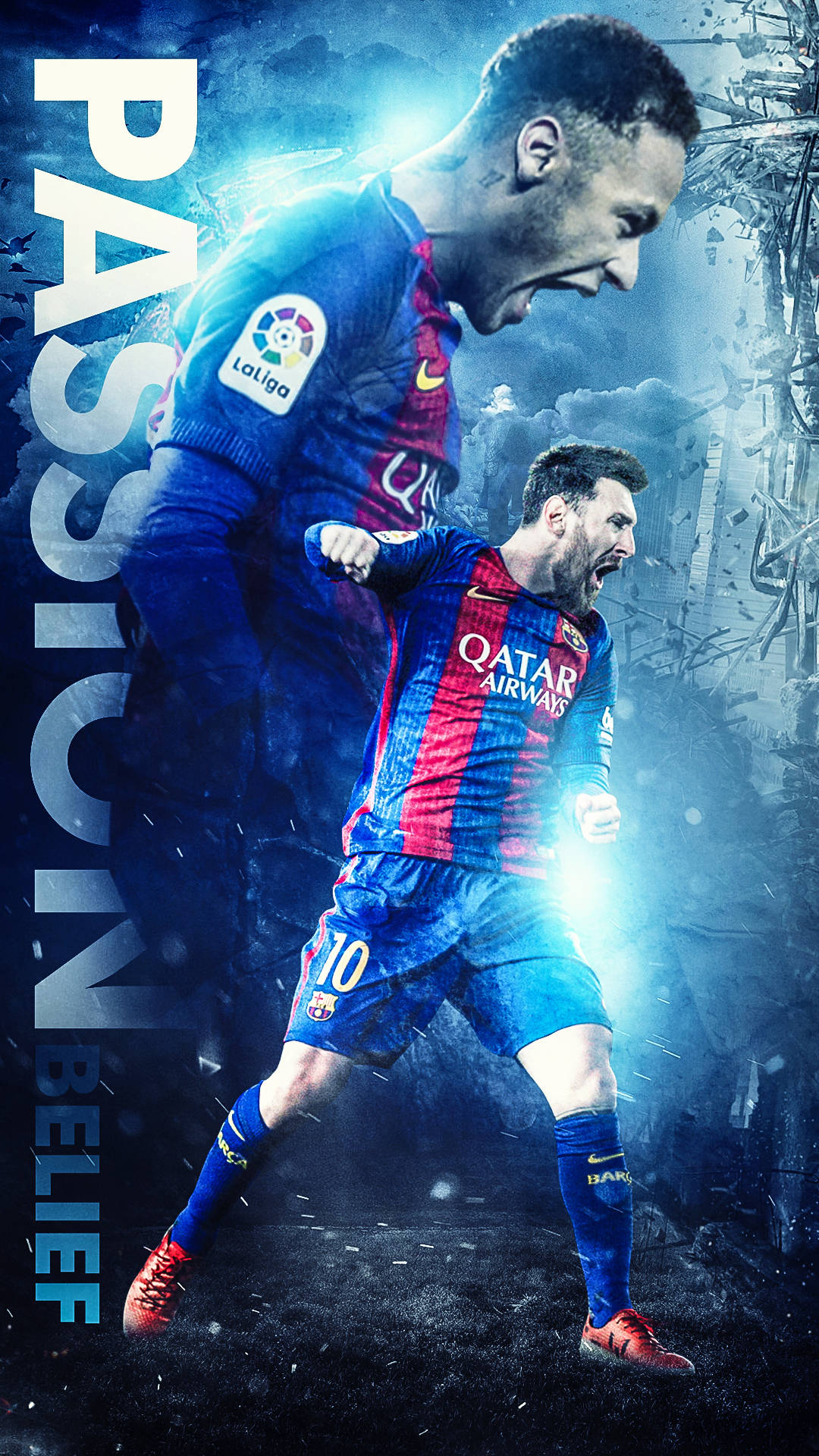 Messi PSG Passion Wallpaper