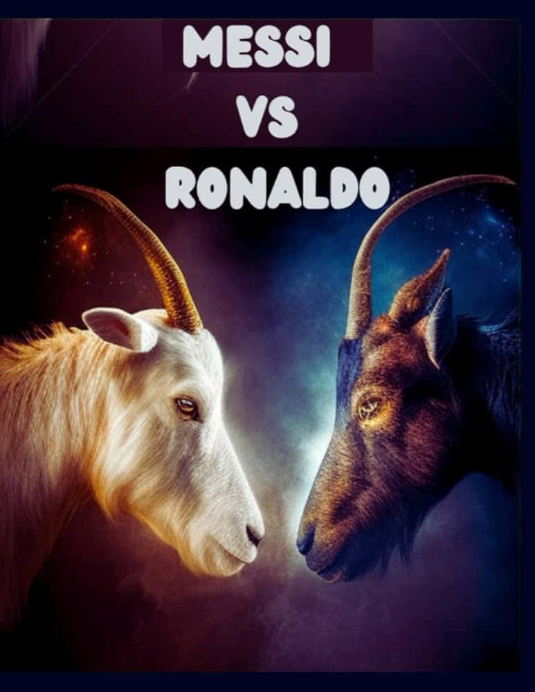 Messivs Ronaldo Goat Comparison Wallpaper