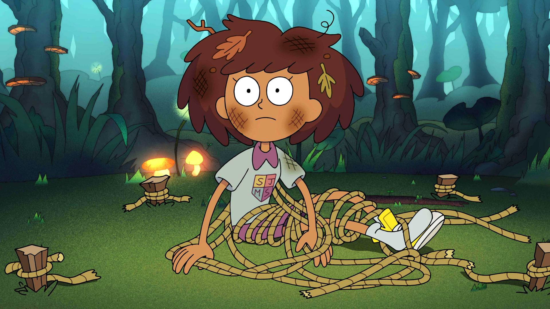Messy Anne From Amphibia Wallpaper