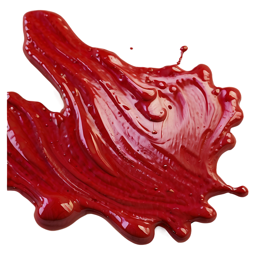 Messy Red Paint Mark Png 51 PNG