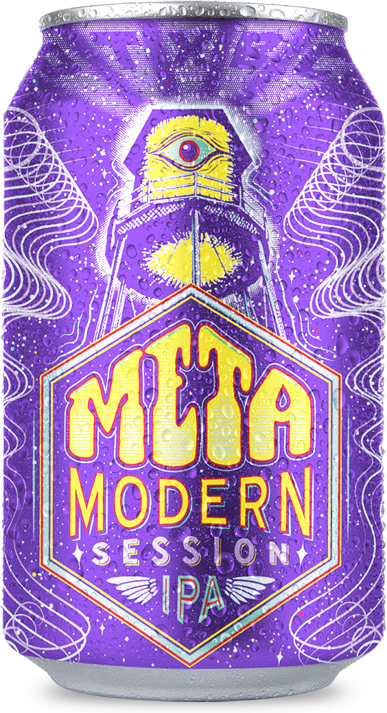 Meta Modern I P A Beer Can Design PNG