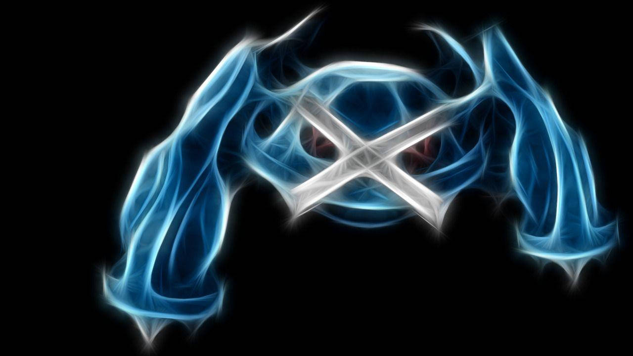 Metagross Glowing Outline Official Pose Wallpaper