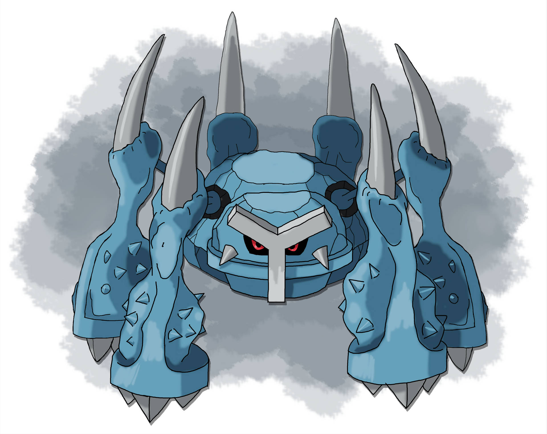 Metagross With Spikes Wallpaper