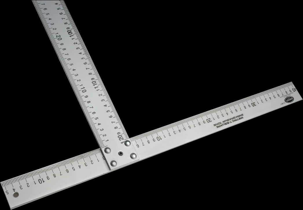 Precision Metal Ruler Angle PNG