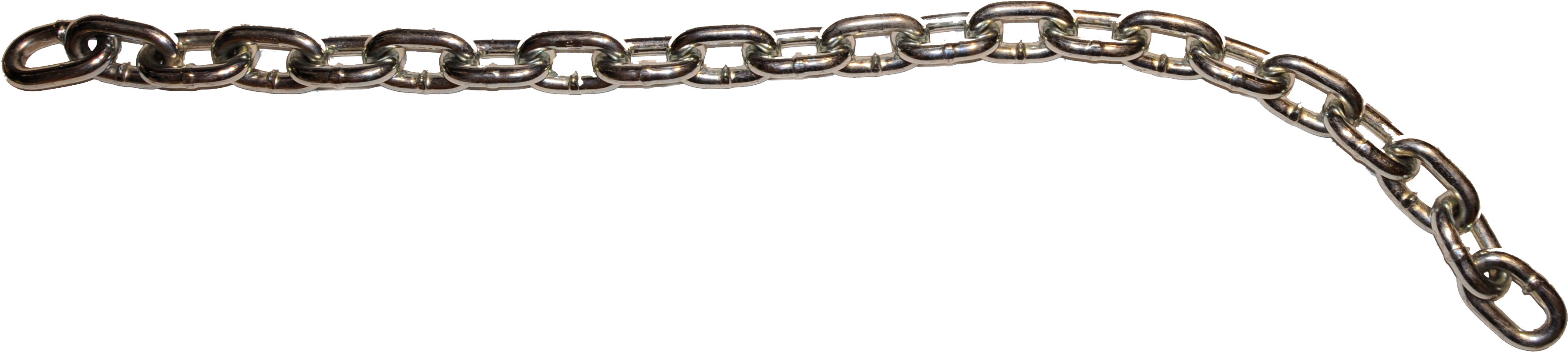 Metal Chain Link Segment PNG