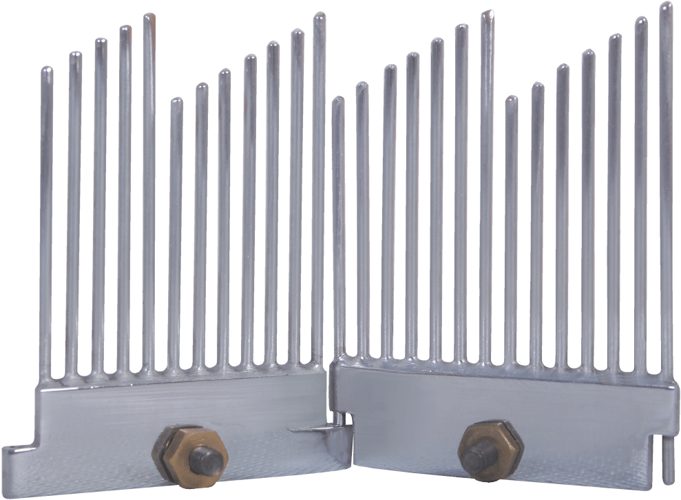 Metal Comb Heatsink Component PNG