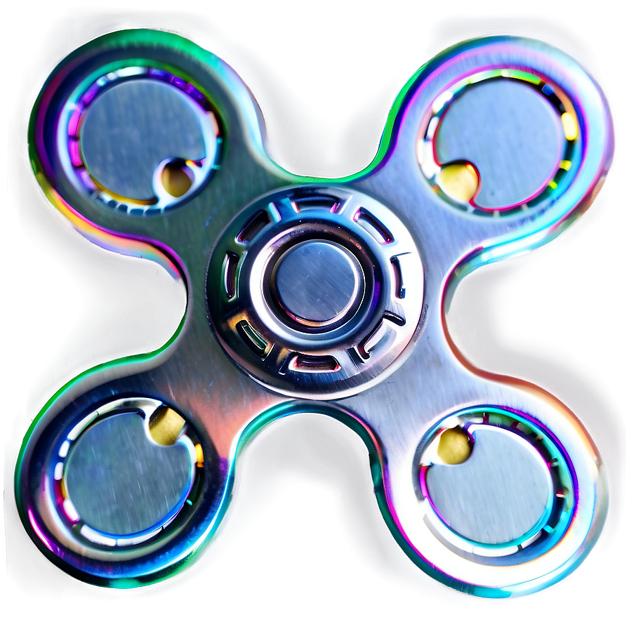 Metal Fidget Spinner Png 06202024 PNG