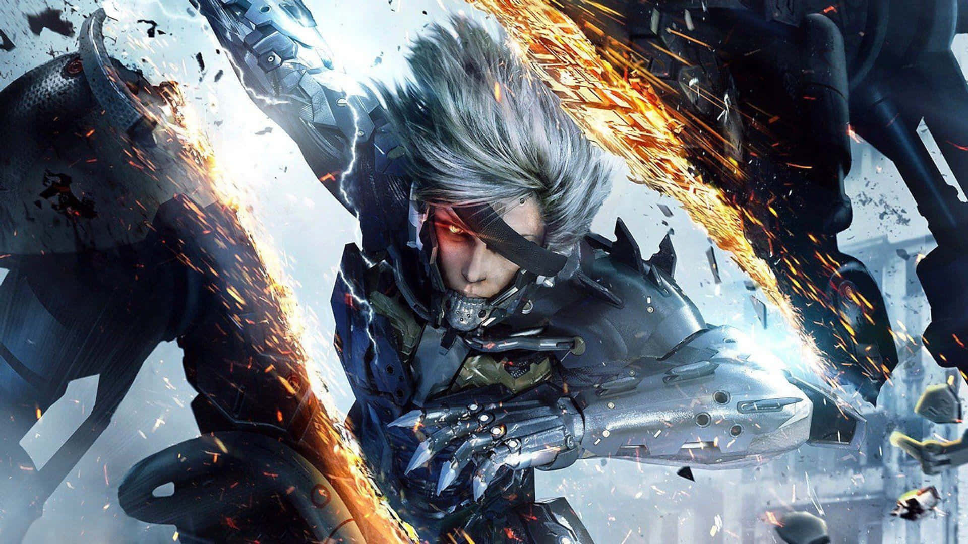 Cyborg Raiden Metal Gear 4k Wallpaper