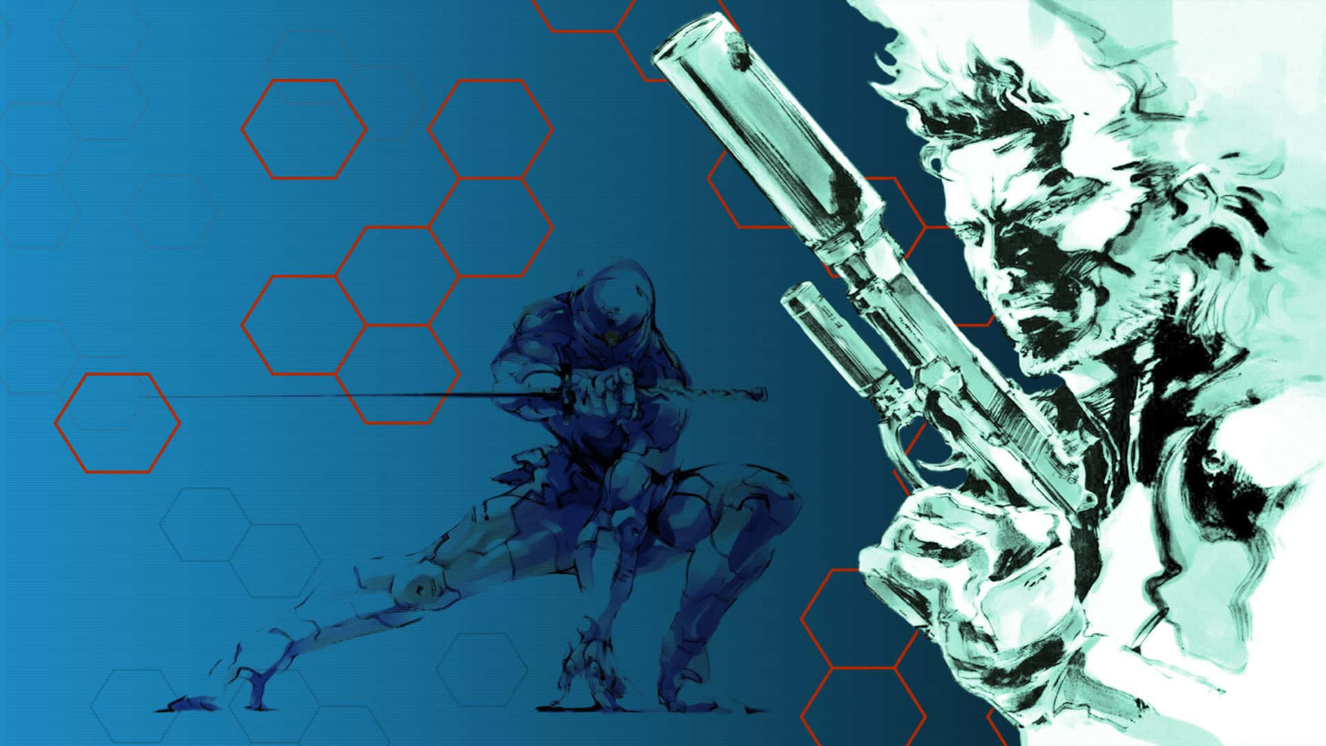 Solid Snake Metal Gear 4K Desktop Wallpaper