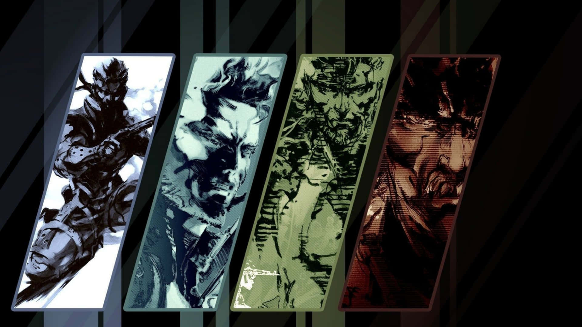Metal Gear 4k Rising Revengeance Comic Art Style Wallpaper