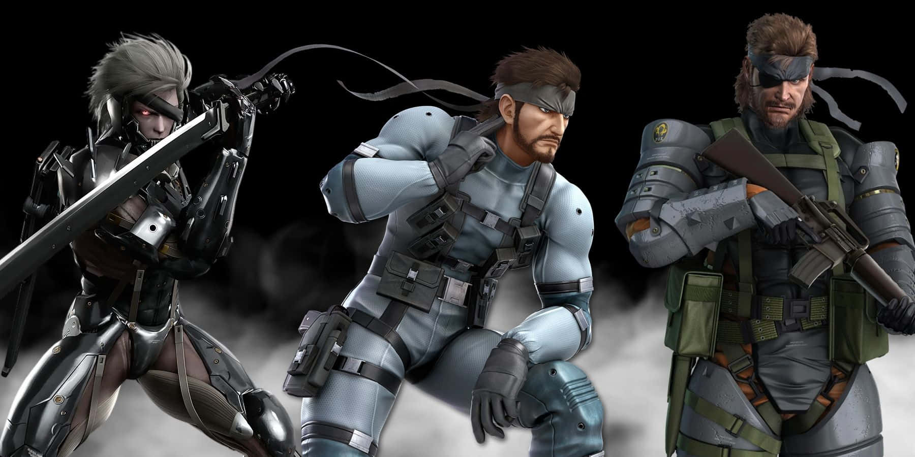 Personajesde Metal Gear Solid En Acción Fondo de pantalla