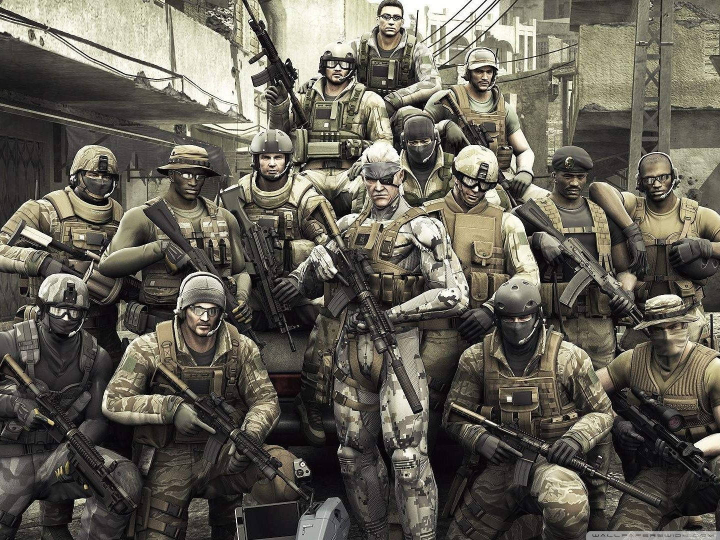 Metal Gear Solid Online Poster Wallpaper
