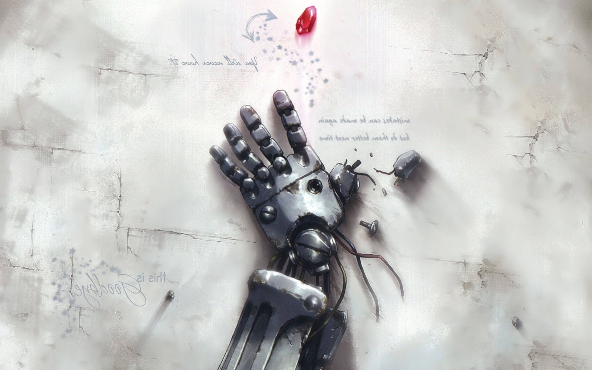 Metal Hand Fullmetal Alchemist Brotherhood Wallpaper