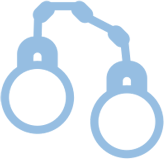 Metal Handcuffs Icon PNG