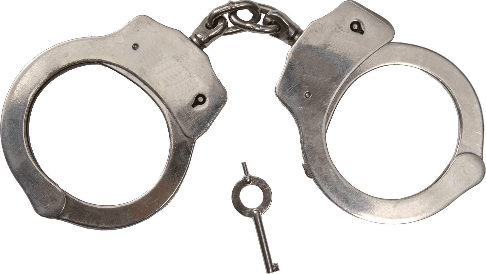 Metal Handcuffswith Key PNG