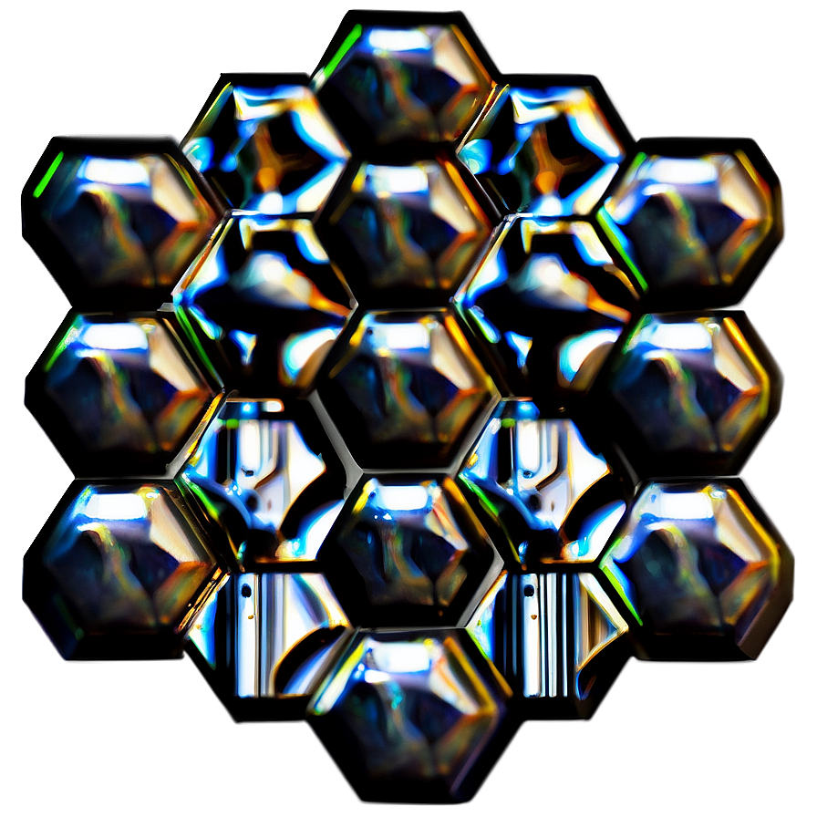 Metal Hexagon Pattern Png Kwg PNG