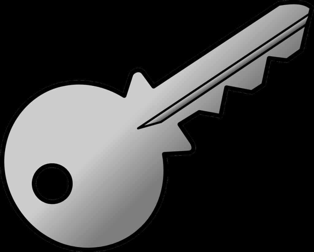 Metal Key Graphic PNG