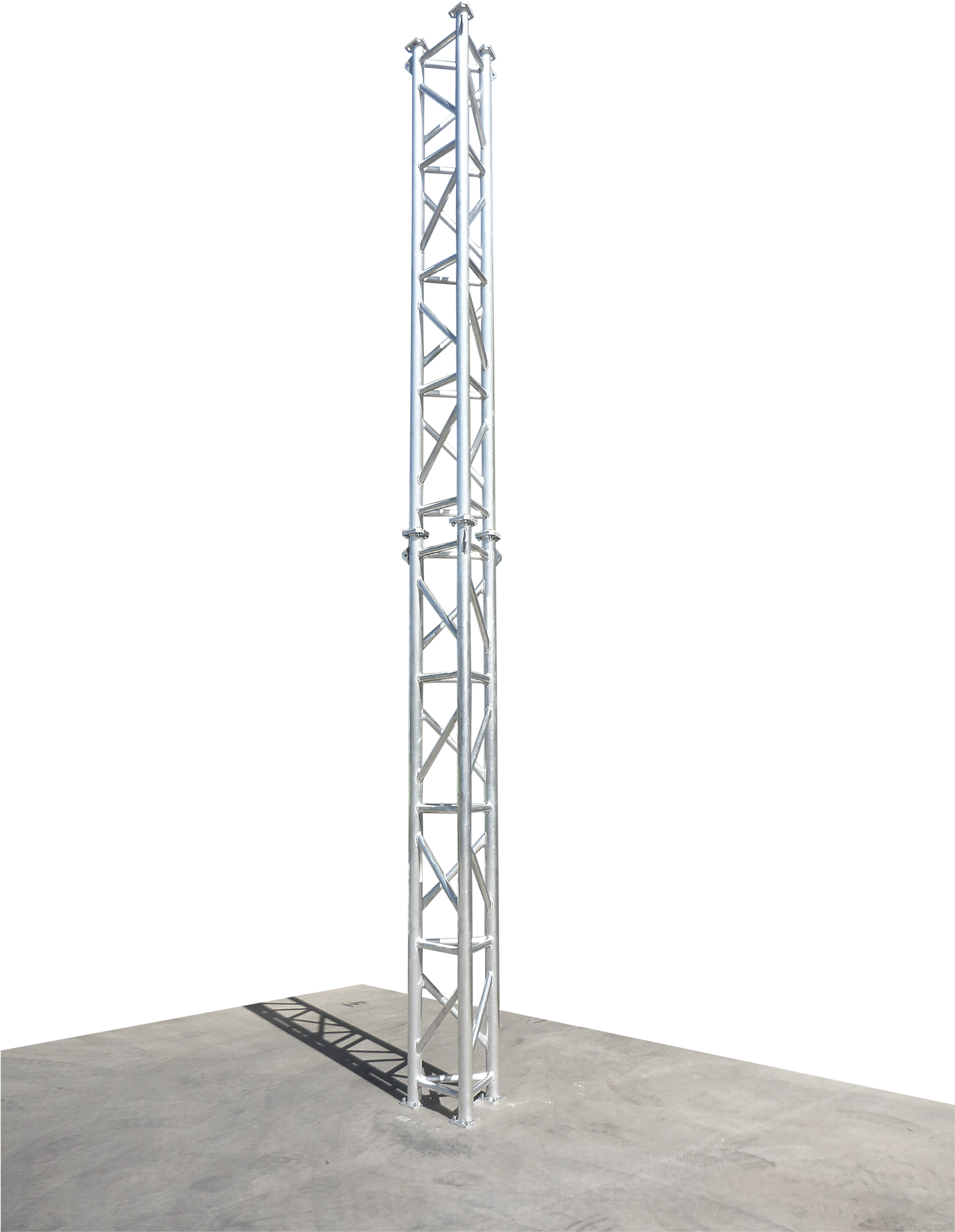 Metal Lattice Tower Structure PNG