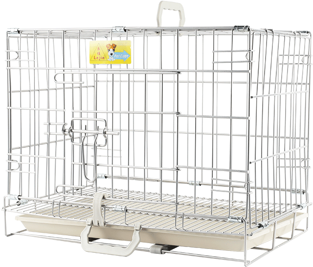 Metal Pet Cagewith Tray PNG