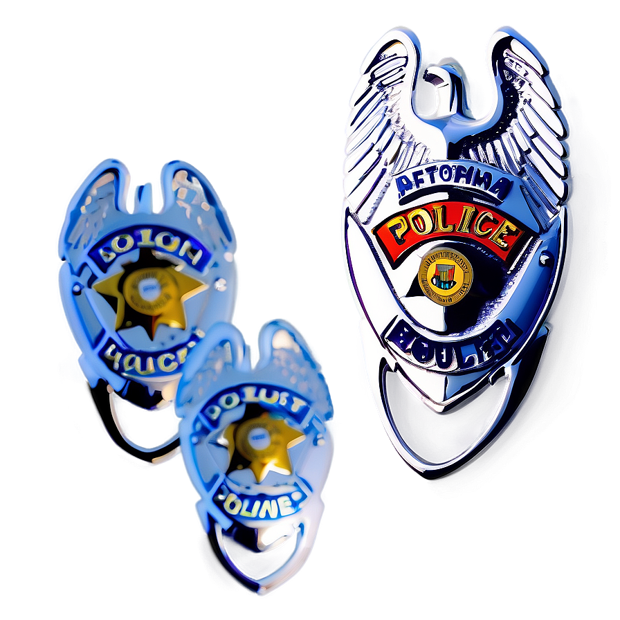 Metal Police Badge Design Png Okh PNG