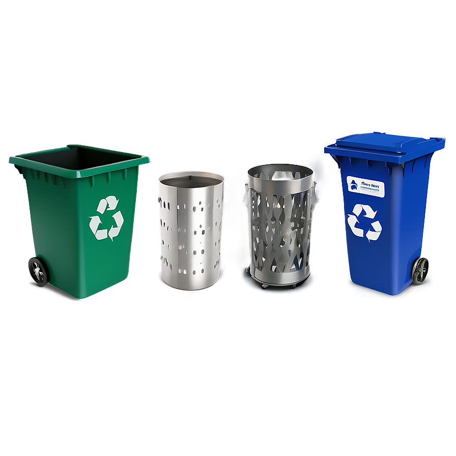 Metal Recycle Bin Png Xms54 PNG