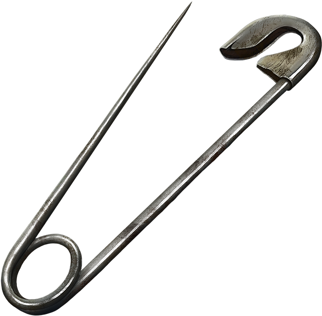 Download Metal Safety Pin | Wallpapers.com