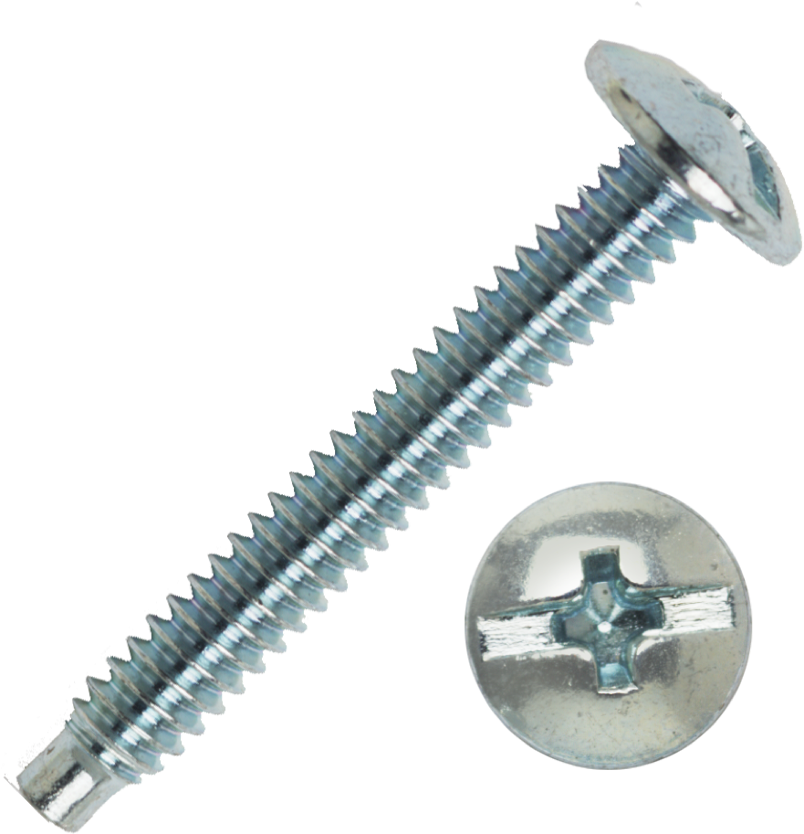 Metal Screwwith Phillips Head PNG
