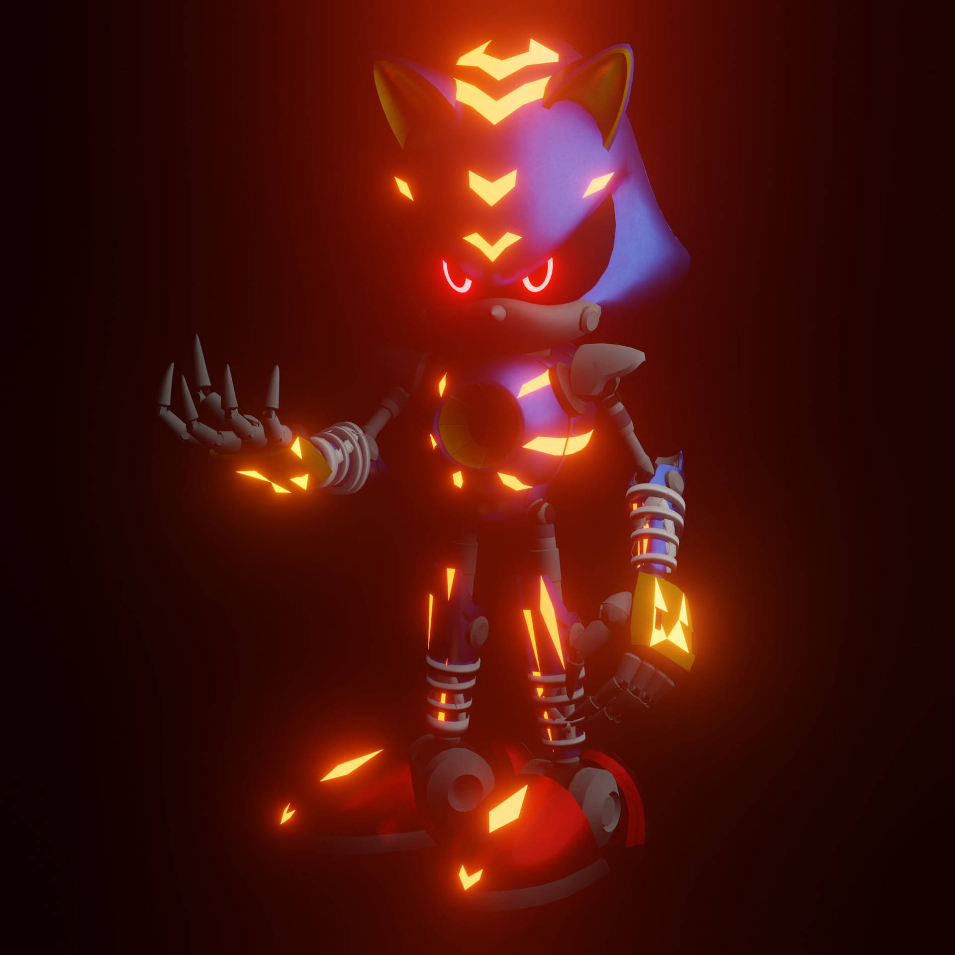 neo metal sonic  Sonic, Sonic and shadow, Sonic fan art