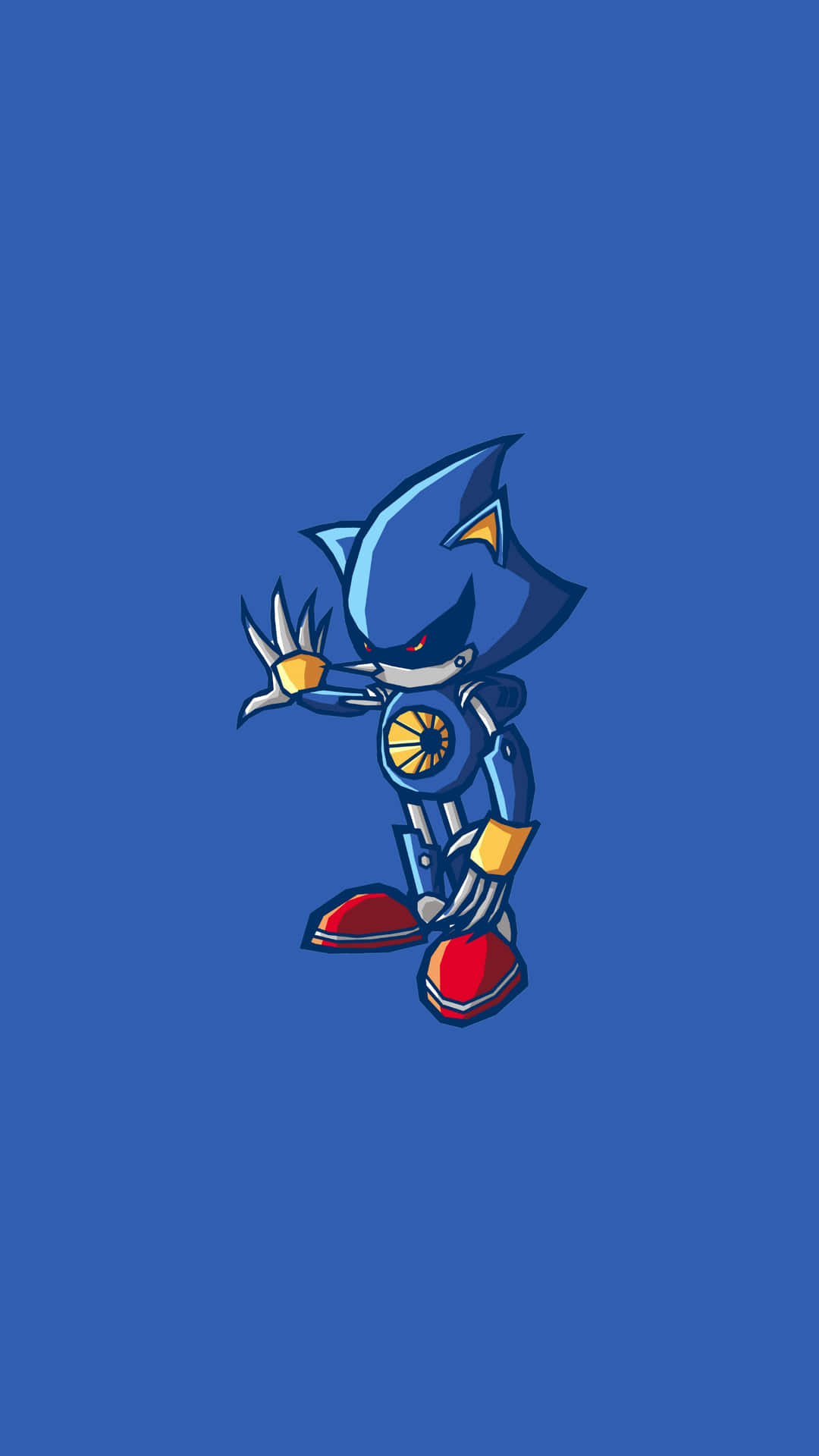 Metal Sonic Pose Sonic Battle Achtergrond