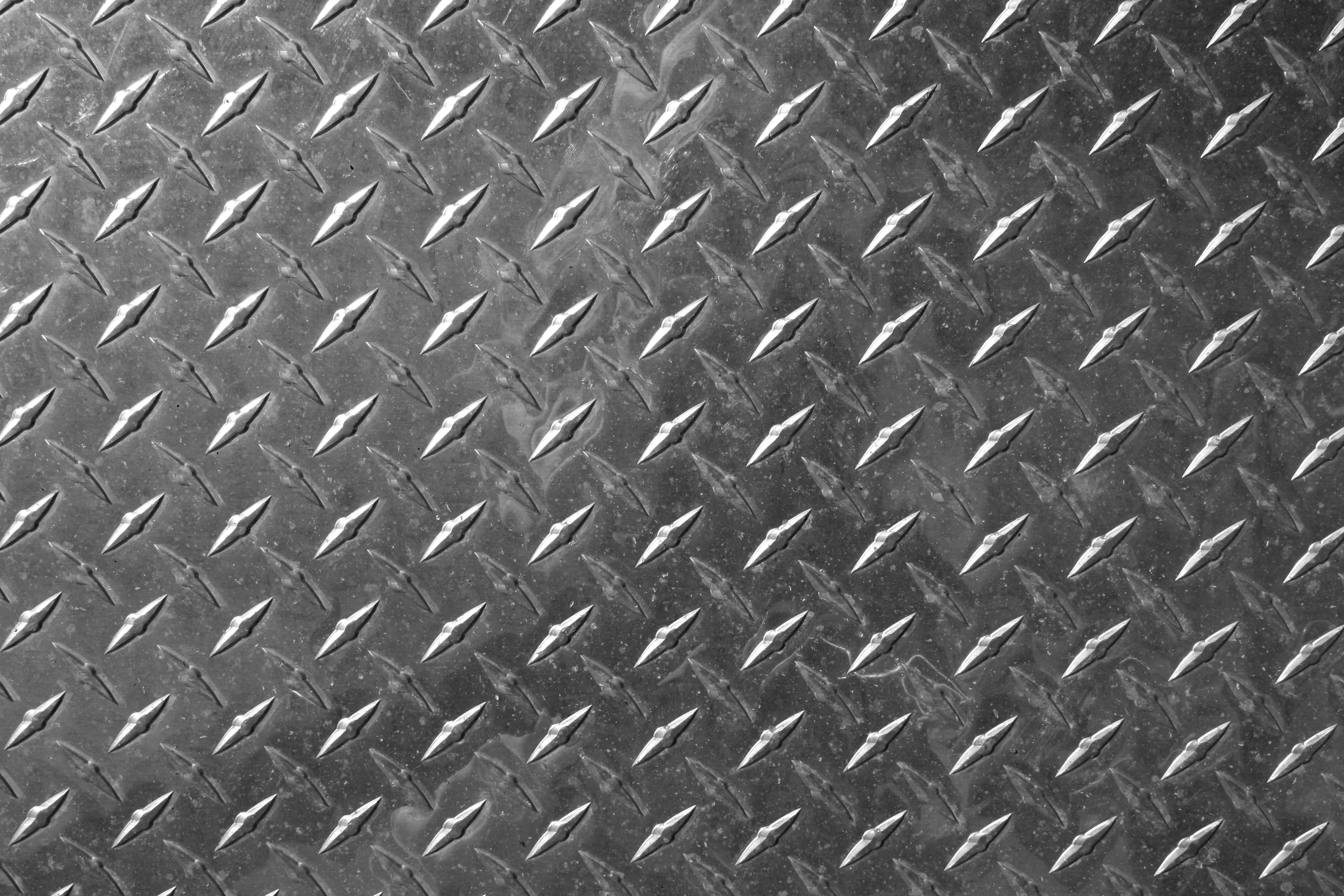 Metal Texture Grunge Diamond Plate Billeder Tapet